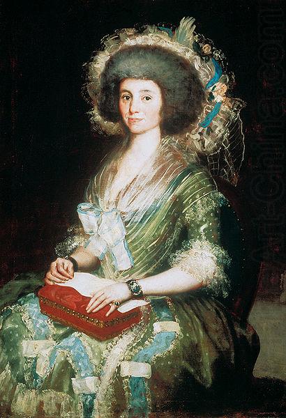 Francisco de Goya Portrait of Manuela Camas y de las Heras china oil painting image
